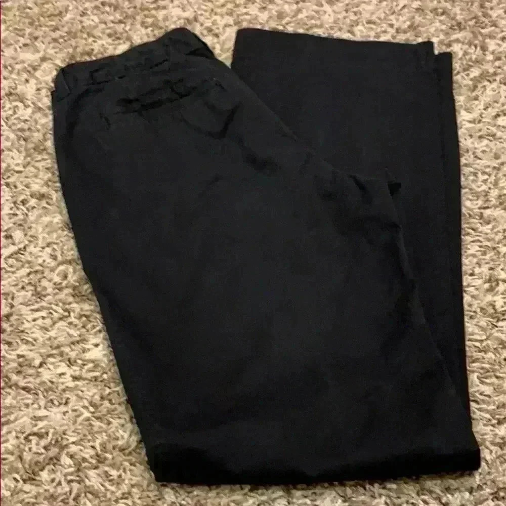 Black boot cut pants